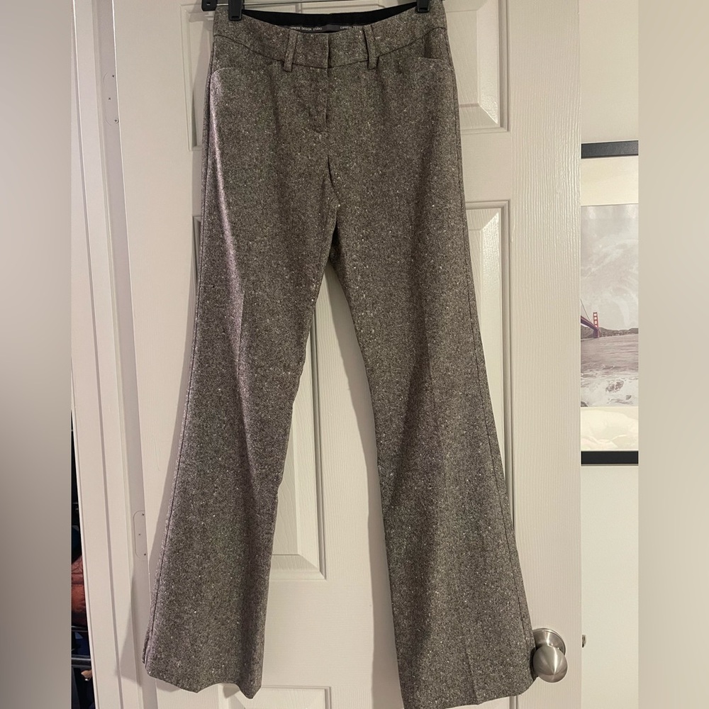 Tweed pants with lining